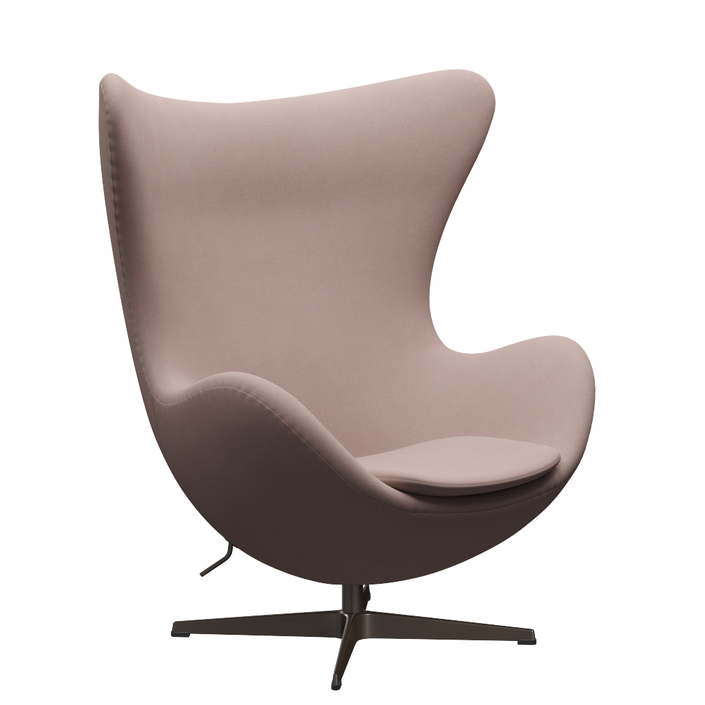 3316 Ægget loungestol, stel i brown bronze af Arne Jacobsen Christianshavn - 1130 Light Red Uni - Jacobsen Plus