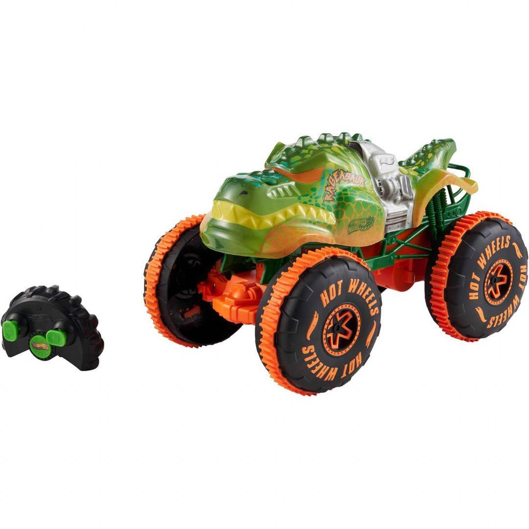 Hot Wheels Monster Trucks RC Rageasaur Hot Wheels Fjernstyret Biler JBH03