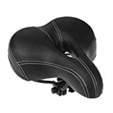 TOYANDONA Selle Vélo Emartbuy Tanche Selle Siege de Vélo Respirante en Mousse à Mémoire de Rebound Lente confortable siège de coussin de vélo et doux avec housse étanche