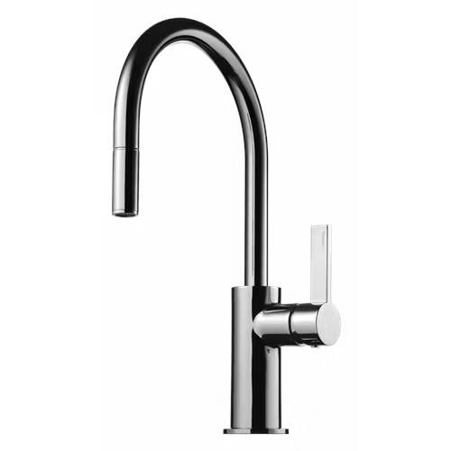 Köksblandare Tapwell ARM375 Mono med Utdragbar Pip: Brushed Nickel