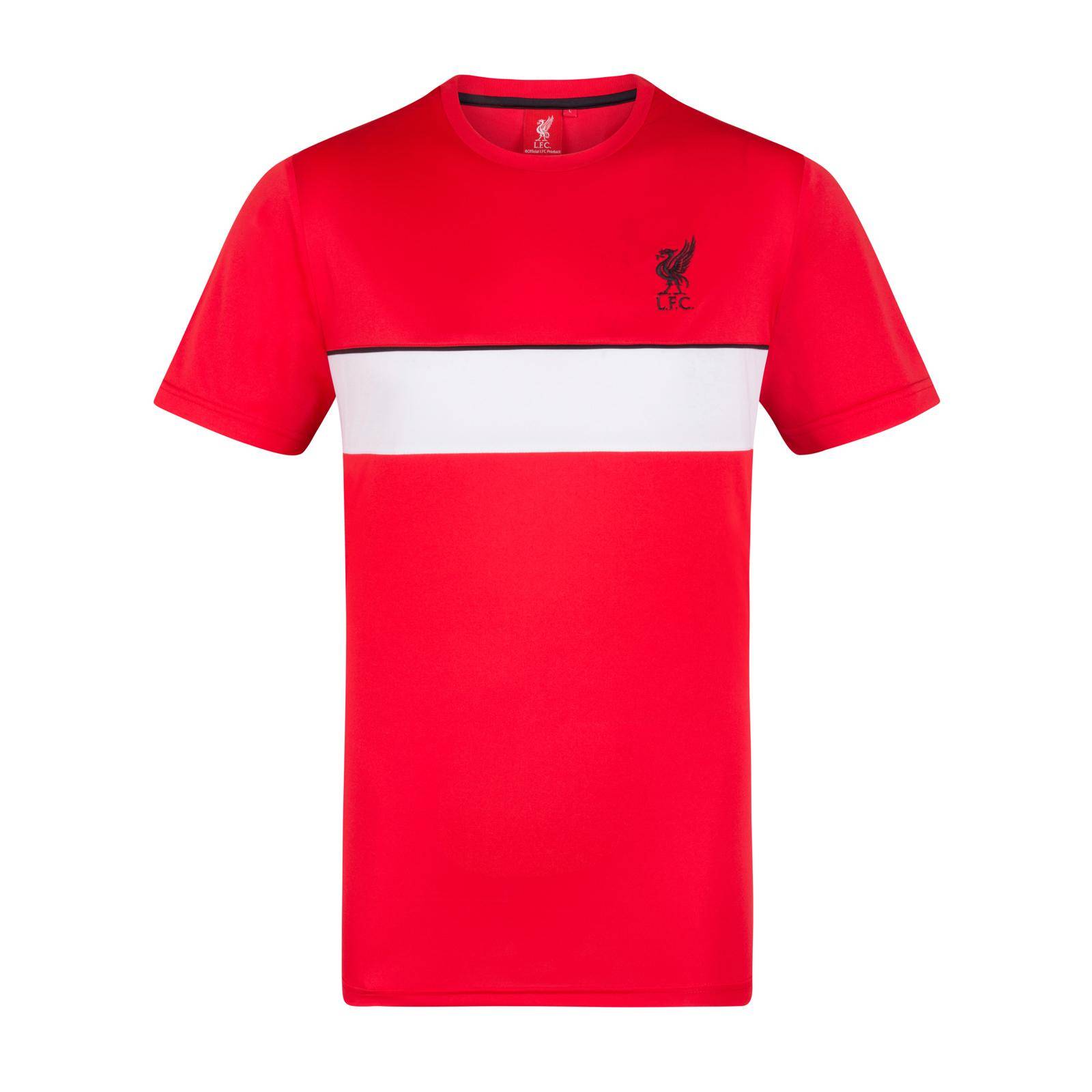 Liverpool FC Mens Polyester T-Shirt L röd