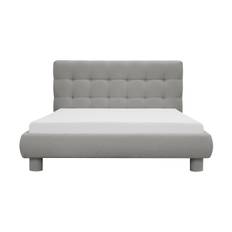 Teddy Komplett Sängpaket Sängram med Madrass 140x200 cm - Grå Ramsäng Andrarum