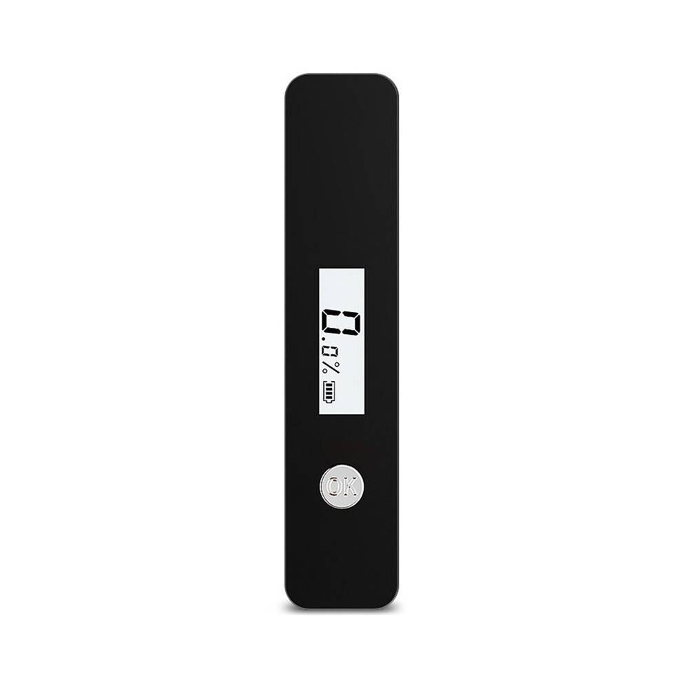 Digital Cigar Humidity Meter, Portable Measuring Instrument, Electric Humidor Tester,Gauge,Hygrometer,LCD Display Black
