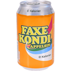 4 x Faxe Kondi Appelsin 0 Kalorier