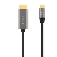 Fixed USB-C / HDMI Kabel - 4K / 60 Hz - 2m - Sort