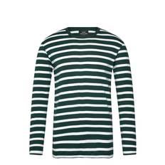 MADS NØRGAARD Trio Rib Tobias Tee Ls |Green |M