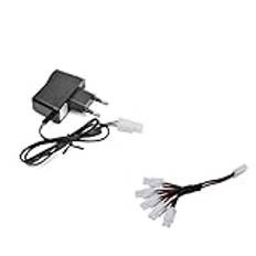 9.6V 3000MAH Uppladdningsbart batteri för RC-leksaker Tankar Robotar Gun N jag är H Batteri AA 9.6V Batteripaket för RC-båt (Color : Black, Nominal Voltage : 9.6V)