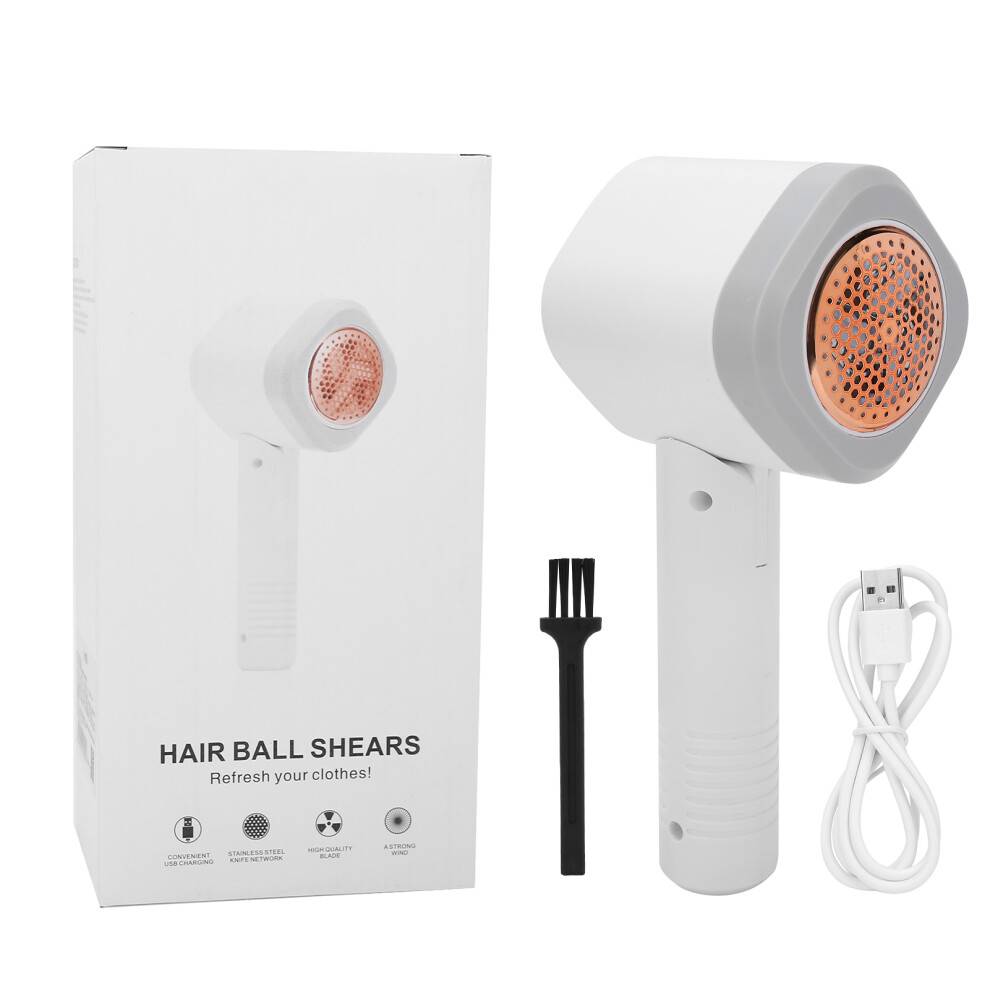 Kæledyrshårfjerner med barbermaskinefunktion til tekstiler, digitalt LED-display, genopladelig fnugrenser, ergonomisk design til hurtig og skånsom