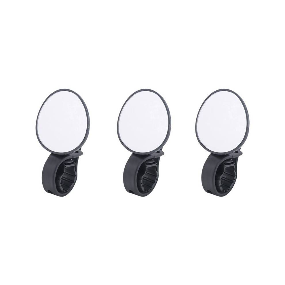 3X Bike Mirror, Bicycle Cycling Rear View Mirrors Adjustable Handlebar Mounted for Mountain Road Bike