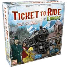 Ticket to Ride Europe | Brætspil | Alder 8+ | 2-5 Spillere | Gennemsnitlig spilletid 30-60 minutter