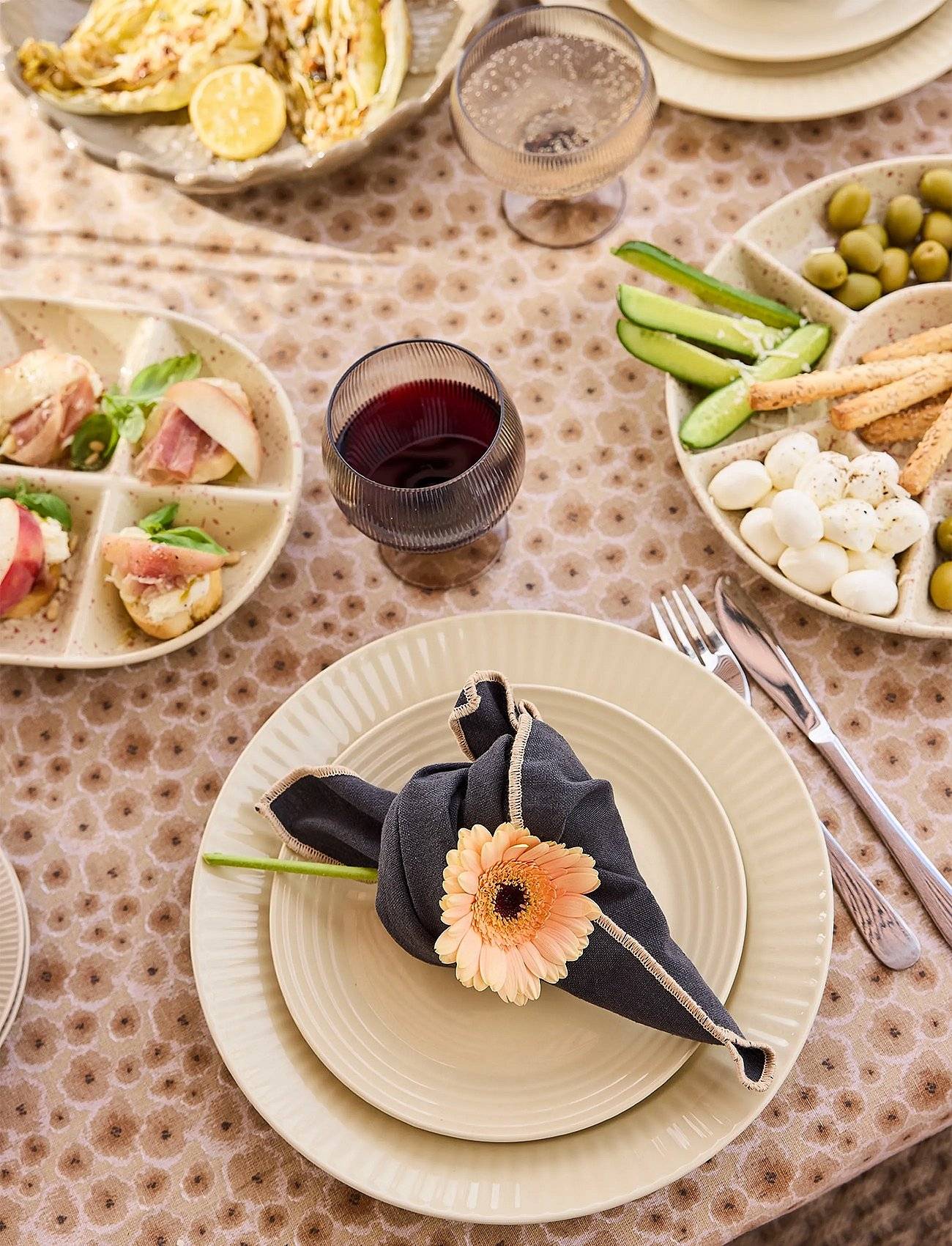SAGAFORM Edith Table Cloth | Multi/patterned | 150X280 cm