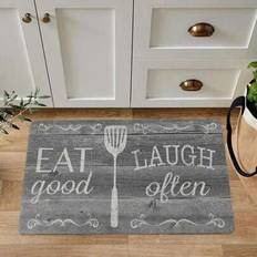 1pc Kitchen Mat Cushioned Anti Fatigue Floor Mat, Thick Non Slip Waterproof Kitchen Rugs And Mats, Standing Mat For Kitchen,Floor,Home,Office,Desk,Sin - Grey - 40*60,40*120,50*80,50*150,60*180