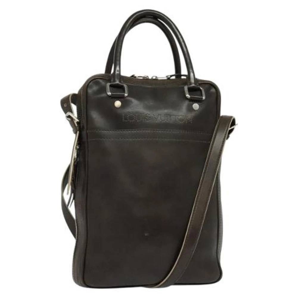 Louis Vuitton Vintage Pre-owned Vintage Canvas Håndtaske - Vintage - Dame - Brun - ONE SIZE - Tyl