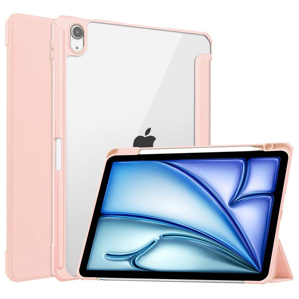 Trolsk Cover med Stativfunktion og Apple Pencil-plads (iPad Air 11 (2024-2026)) - Rosa.