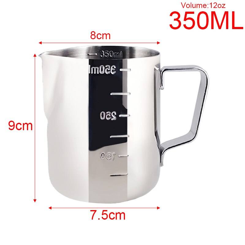 Möjlkanna i Rostfritt Stål 600ml/1000ml