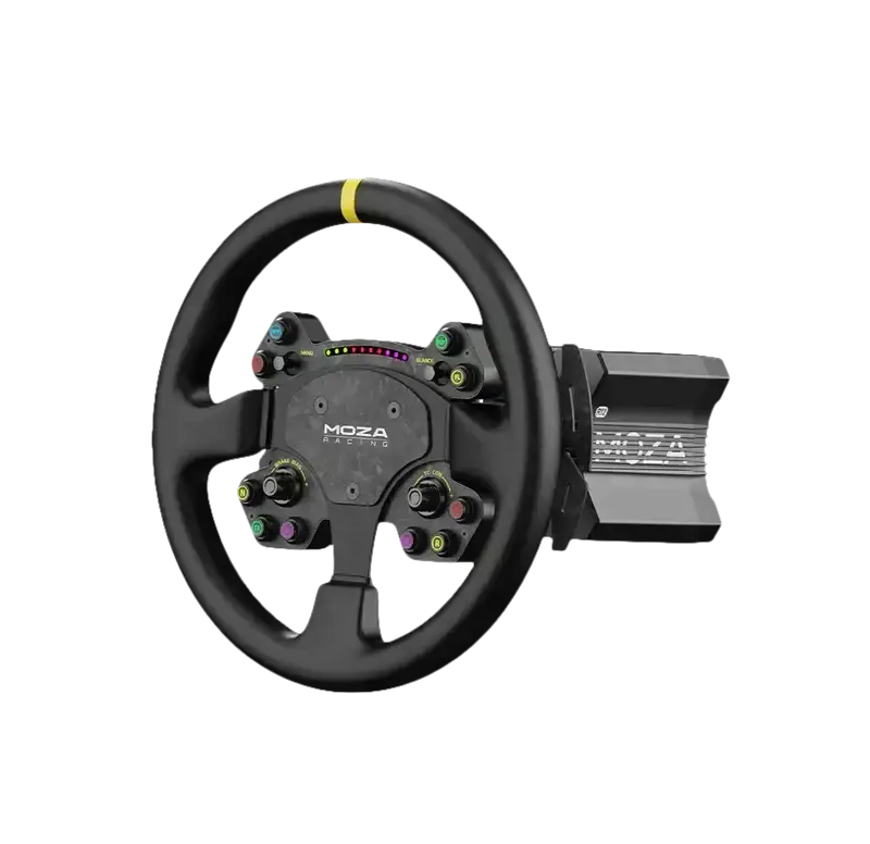MOZA R12 V2 + RS V2 Leather Wheel Bundle