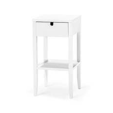 KLINTE Sängbord vitlack