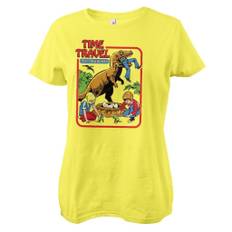 Time Travel For Beginners Girly Tee (Yellow,L)
