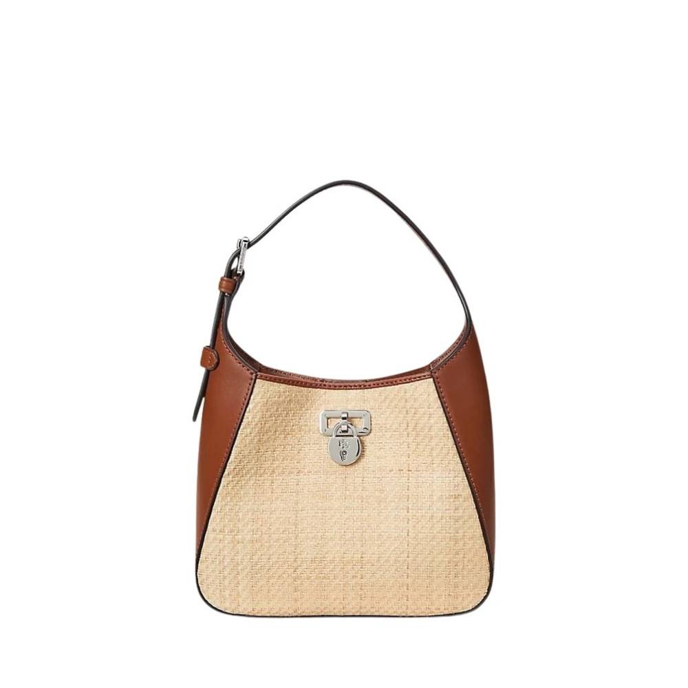 Ralph Lauren Tanner Small Bag - Tasker - Dame - Brun - ONE SIZE - Bomuld