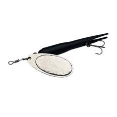 KarlK Flying C spinner "Skjern Å"-20 gr. (blad#5)-Sort/Sølv blad