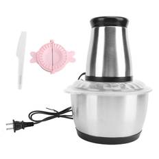 Food Chopper Electric Meat Grinder with 2L Stainless Steel Bowl 200W Copper Motor for Kitchen Meat L