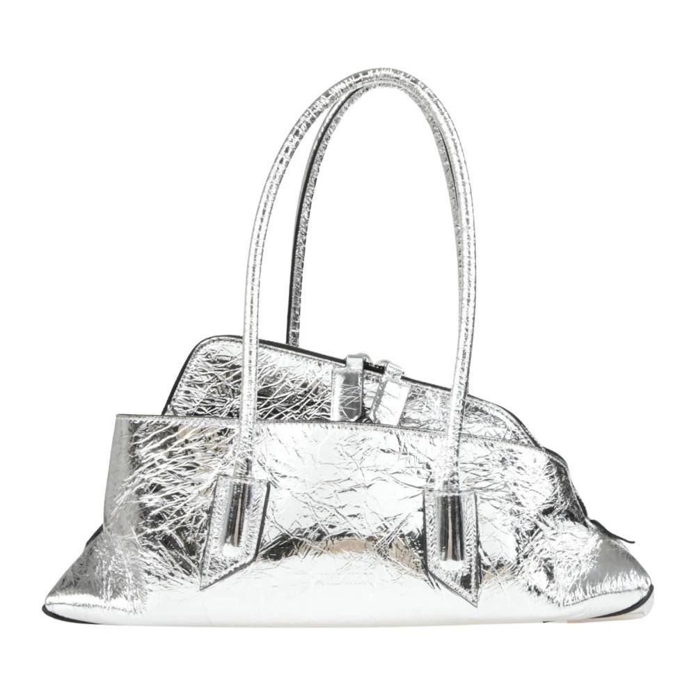 The Attico La Passeggiata Small Top Handle - Tasker - Dame - Grå - ONE SIZE - Læder