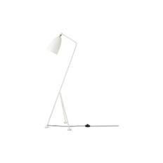 Gräshoppa Floor Lamp, alabaster white glossy