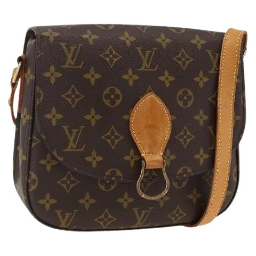 Louis Vuitton Vintage - Pre-owned Monogram Canvas Axelremsväska Vintage - Dam - ONE Size - Läder