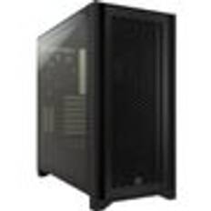 CORSAIR iCUE 4000D RGB Airflow Mid-Tower (svart) ATX, 3x Vifter Front, Tempered Glass