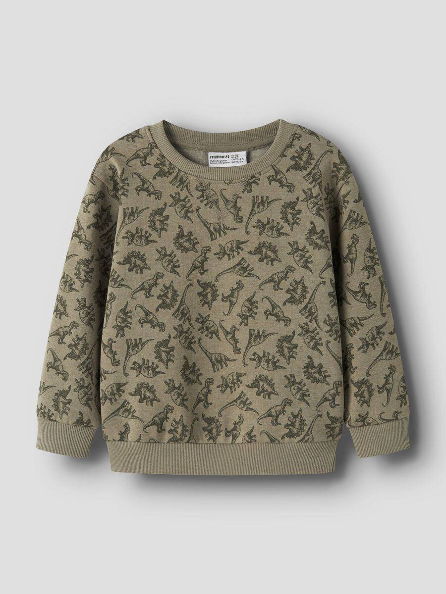Normal Passform Sweatshirt - Grön - 104