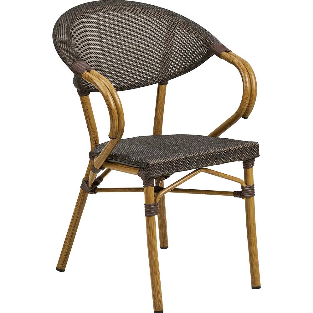 Calda spisebordsstol M.brun/Bambuslook