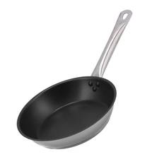 304 Stainless Steel Fry Pan Non Stick Heat Resistant Frying Egg Pan Cookware for Kitchen