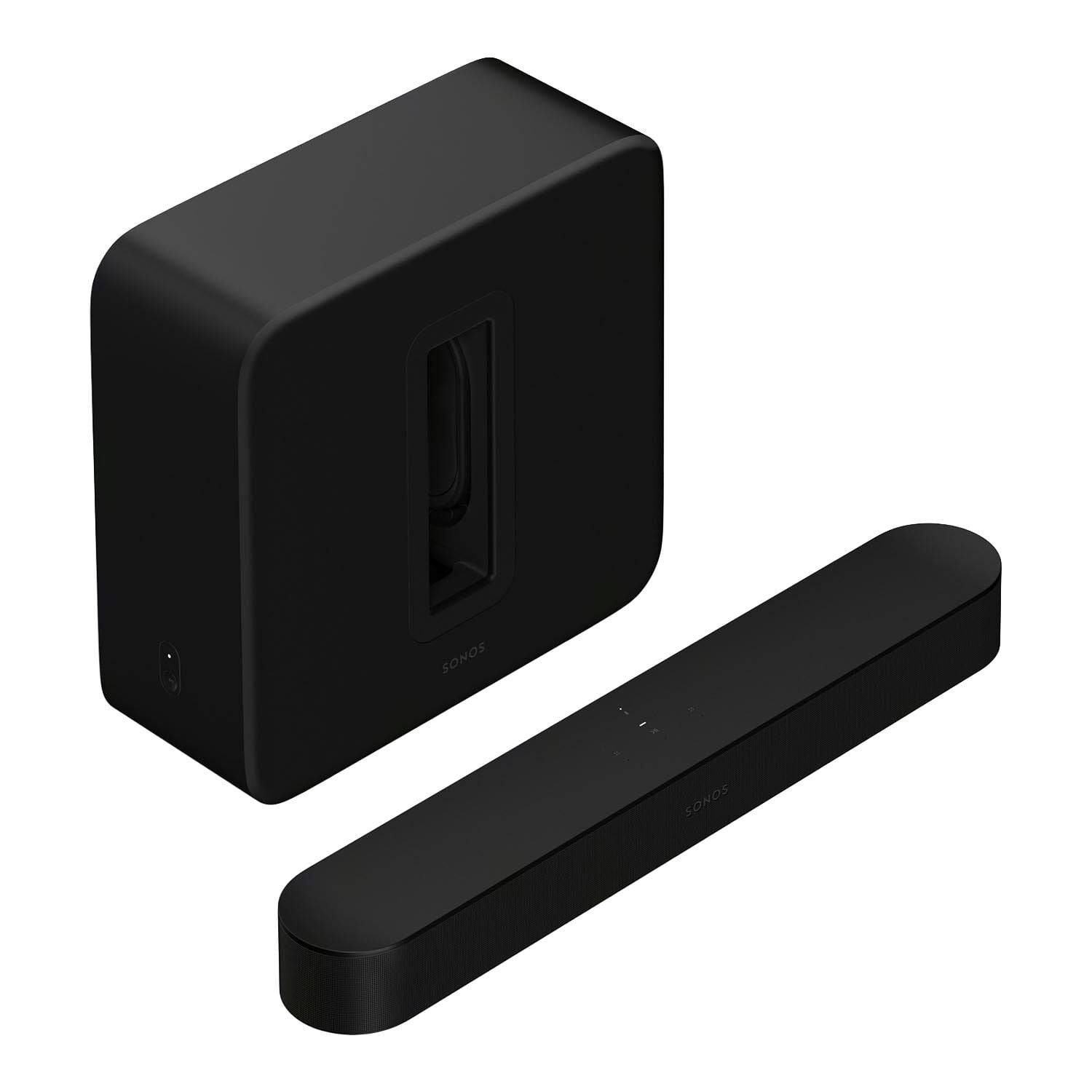 Sonos Beam G2 + Sub G4 Soundbar system/pakke - 3 års medlemsgaranti