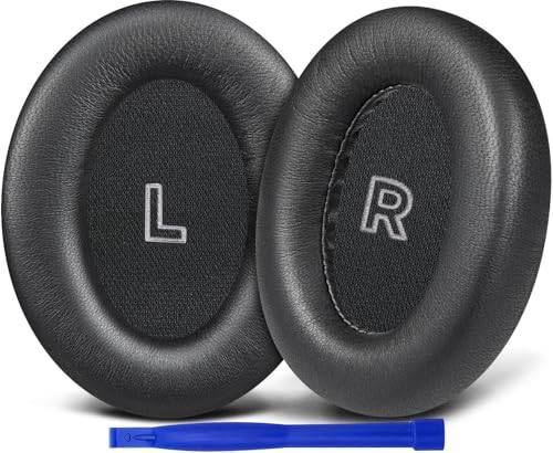 SOULWIT Ersättnings Lammskinn öronkuddar för Bose QC Ultra/New QuietComfort Ultra(2nd Gen) Trådlösa Hörlurar, Öronkudde Kuddar med med högdensitets-bullerisolerings skum