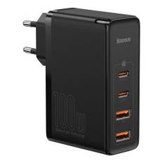 GaN2 Pro USB Hurtigoplader USB-C QC PD 100W Sort