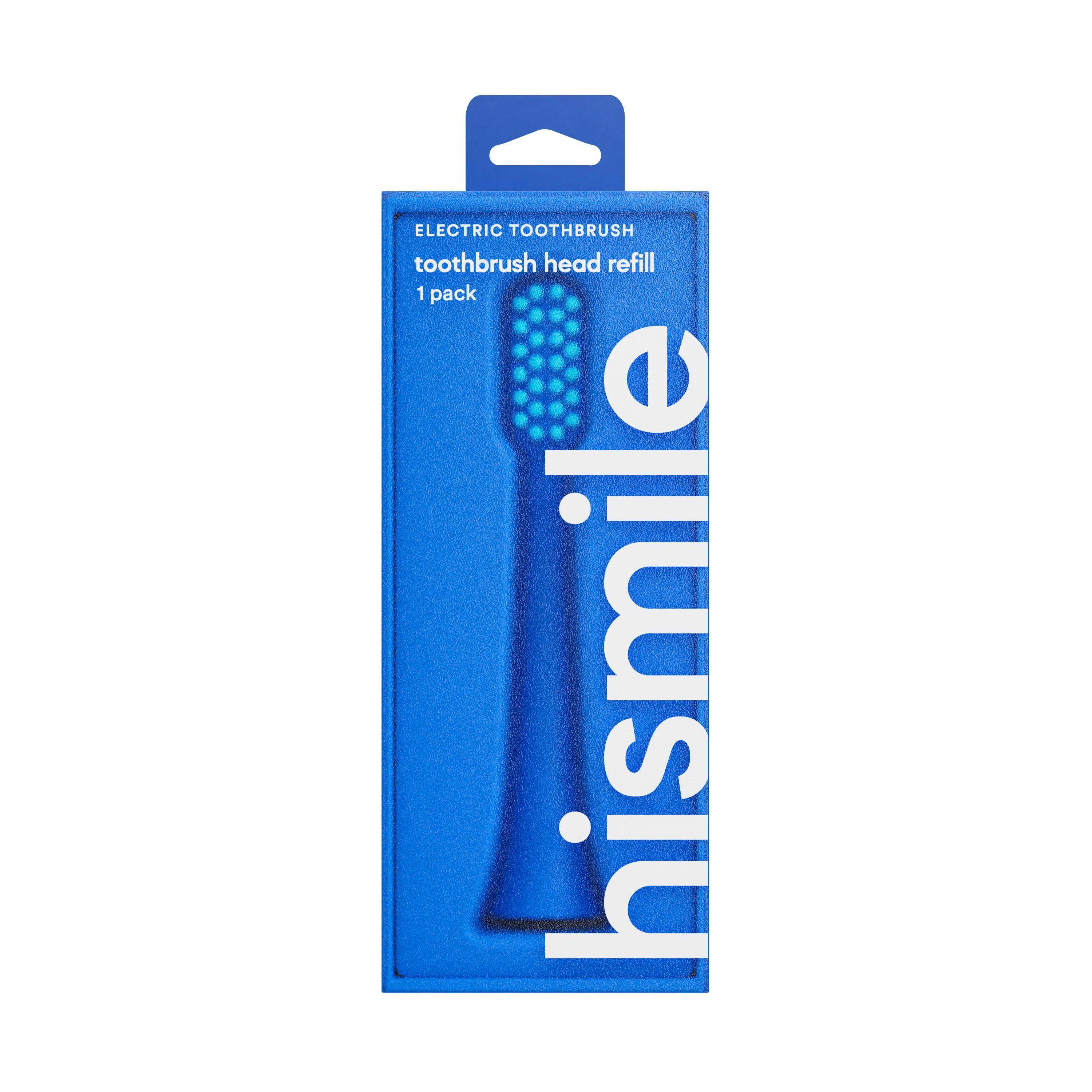 Hismile Toothbrush Head Refill - Bright Blue 1 P 1 st