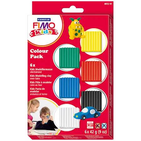 FIMO-lera kids set, basfärger