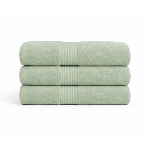 Bomulds håndklæde - 100% bomuld - 50x100 cm - Mint.