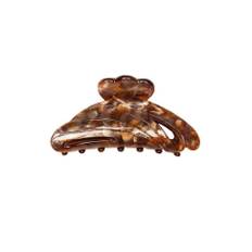 Solid Hair Clip - Brun