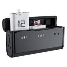 Telesin Lommeformat 3-slots opladerboks + 2 stk Stamina batteri, GoPro Hero 9 til 12