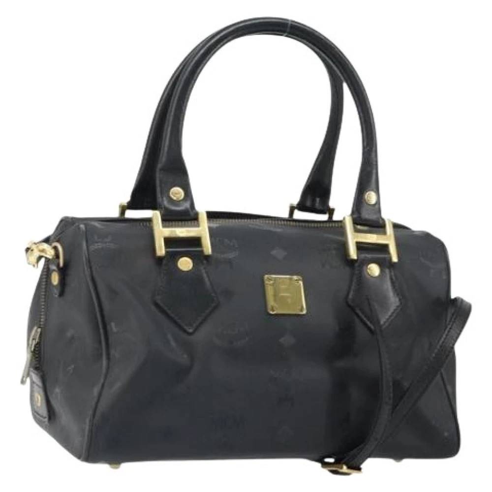 MCM Pre-owned Pre-owned Håndtaske - Vintage - Dame - Sort - ONE SIZE - Uld