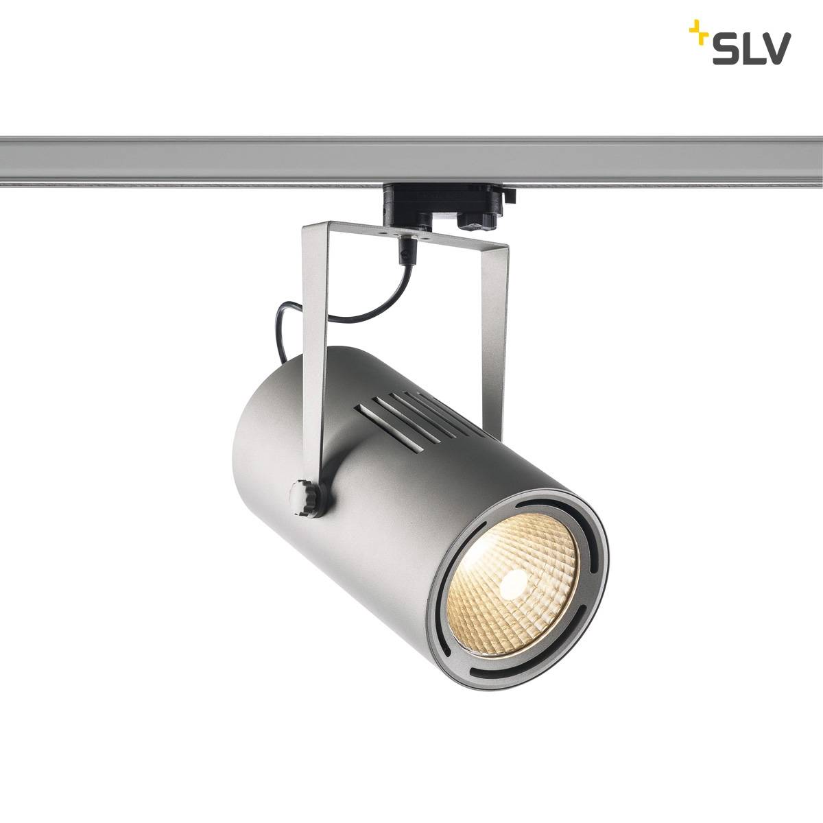 SLV Euro Spot Track 5500lm 3-fas Skenarmatur 12 grader Silver