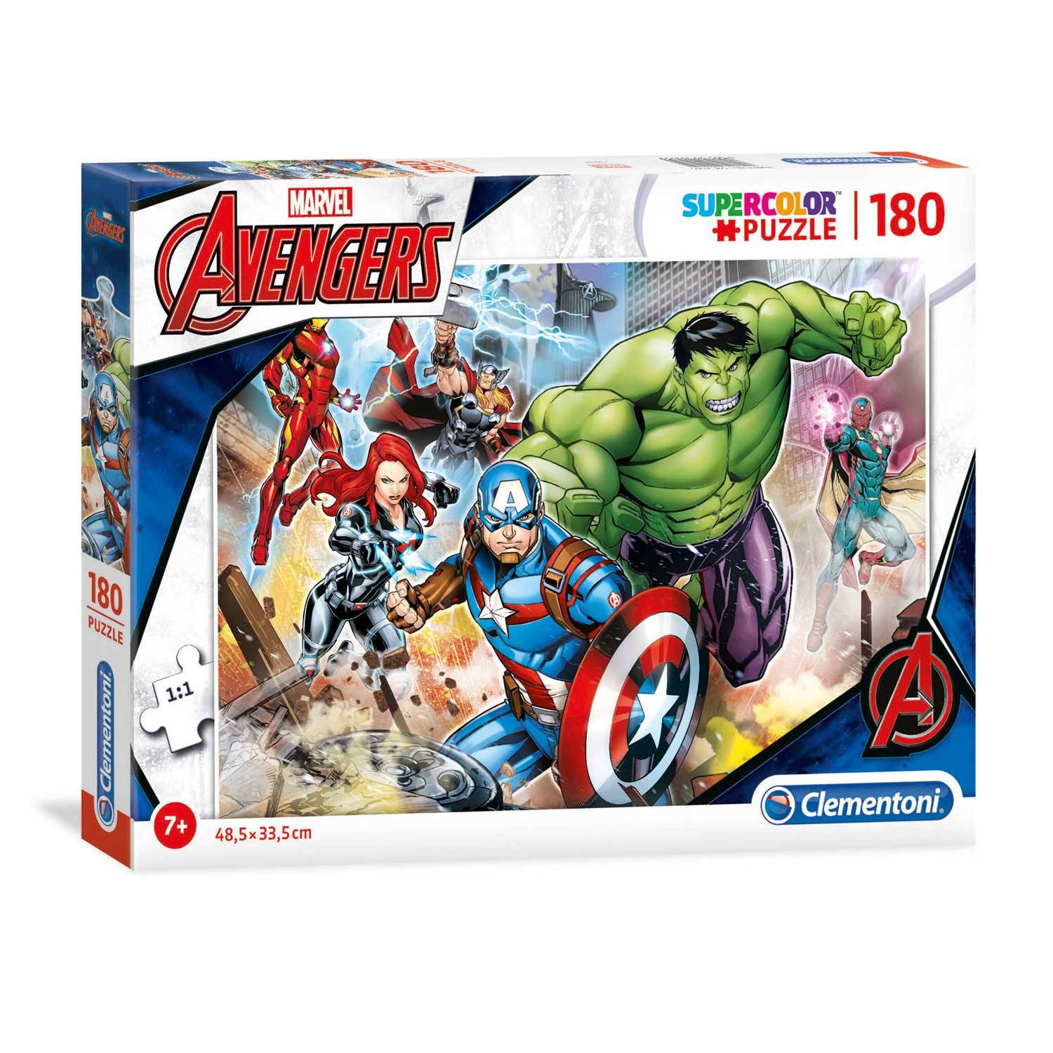 Clementoni SuperColor The Avengers Puzzle 180 pezzi — Puzzle