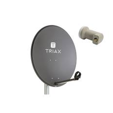 Triax Parabolantenne 58x65 cm. kit til 1 position og 1 brugere (RAL | PRIS-MATCH