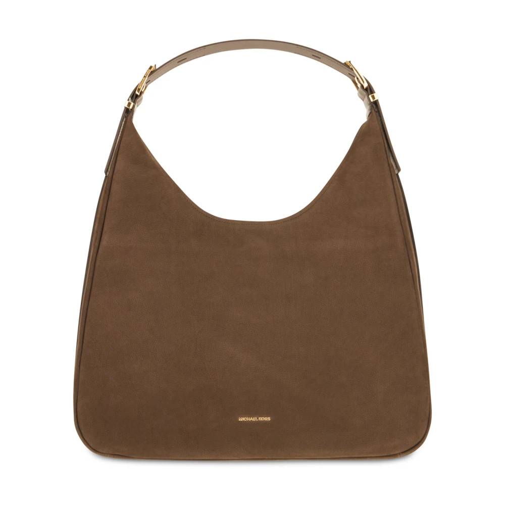 Michael Kors Nolita Stor Nubuck Skuldertaske - Tasker - Dame - Brun - ONE SIZE - Uld