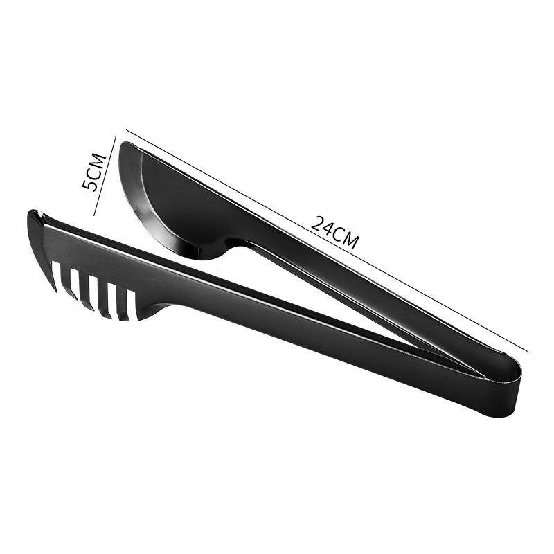 Stainless Steel Non-Stick Food Tongs Salad Beef Buffet Clamp Outdoor BBQ Clips Home Cooking Utensils