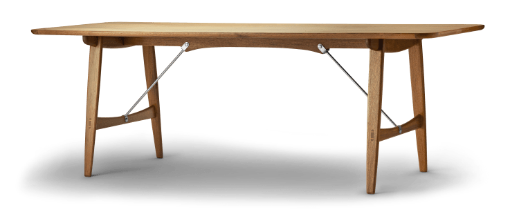 BM1160 | Jagtbordet | 210x82 cm FSC® Mix-certificeret eg, olie, rustfrit stål, 210x82 cm, H72 cm