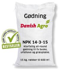 Allround Havegødning NPK 14-3-15, 15 kg.