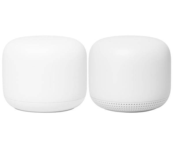 Google Nest Wifi trådlös router Gigabit Ethernet Dual-band (2,4 GHz / 5 GHz) Vit