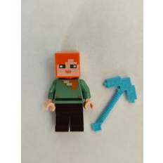 Lego Figur Alex -- Minecraft-- (aus Set 21123, kompatibel mit Anderen Lego)